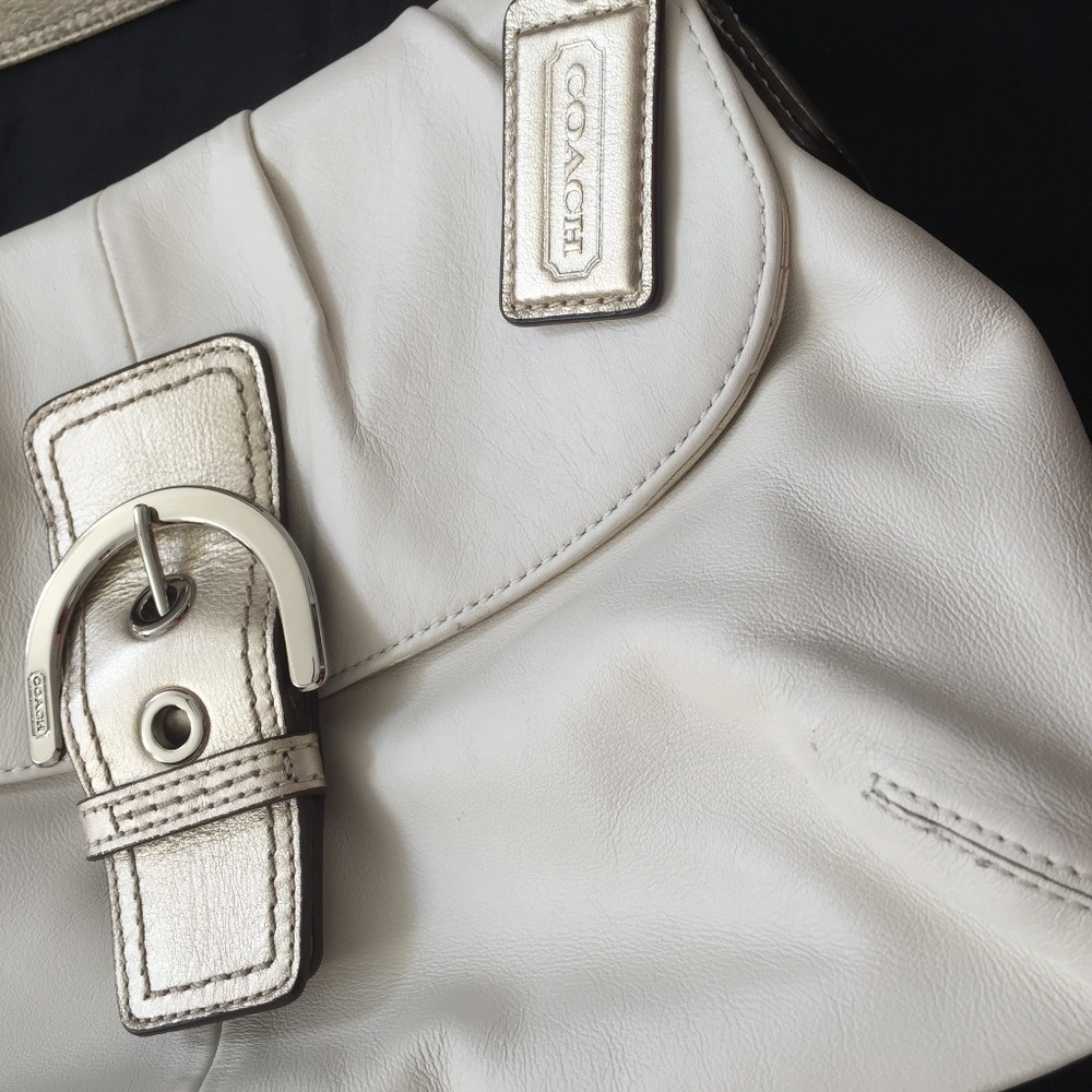 Coach Shoulder Bag -White